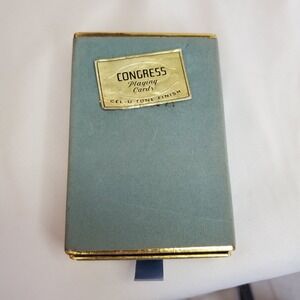 Vintage Congress Cel-U-Tone Finish Pinochle Playing Cards  Deck